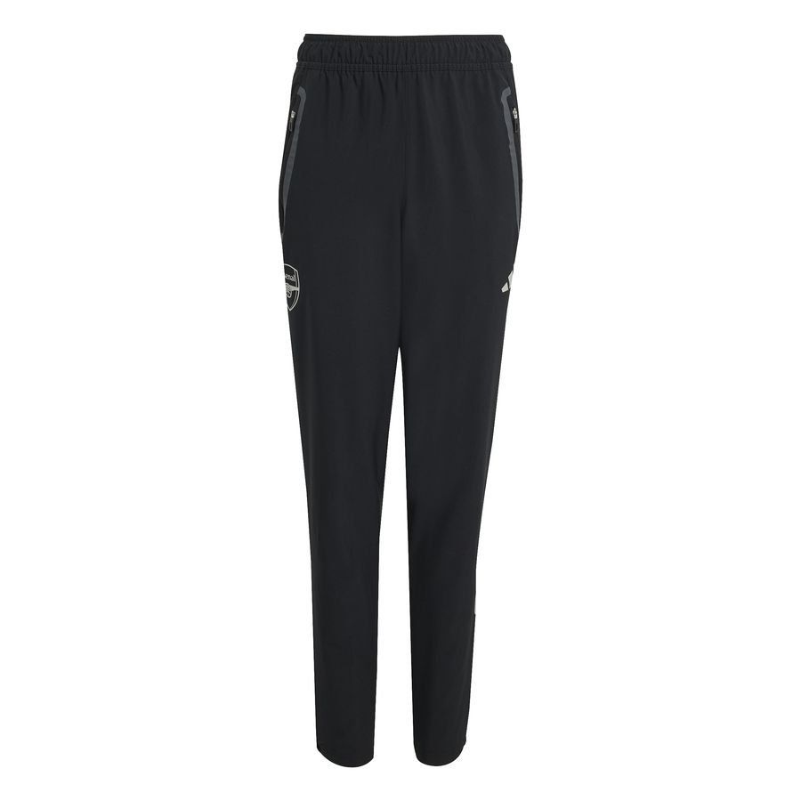 Arsenal Training Trousers Tiro 25 Competition Vis Tech Travel - Black Kids-SoccerKits Hub | Buy Soccer Jerseys Online